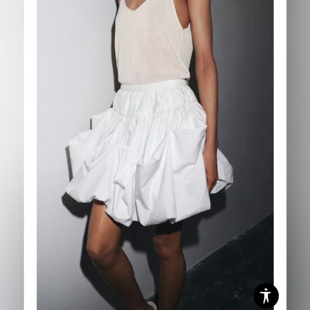 Zara ZW Collection Balloon Mini Skirt - Picture 5 of 6